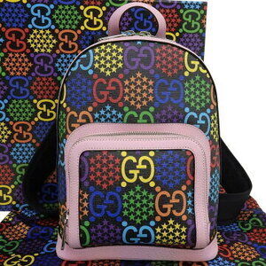Gucci GG Psychedelic Backpack Bag Interlocking G